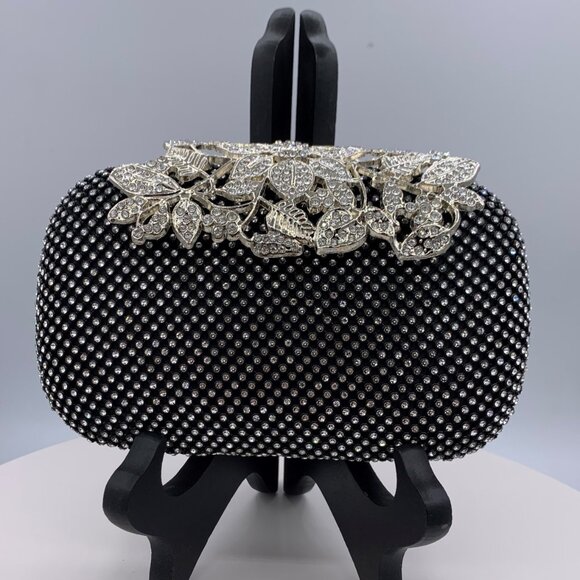 Solid 925 sterling silver classic bracelet, stunning sparkling crystals, new, - Picture 13 of 17